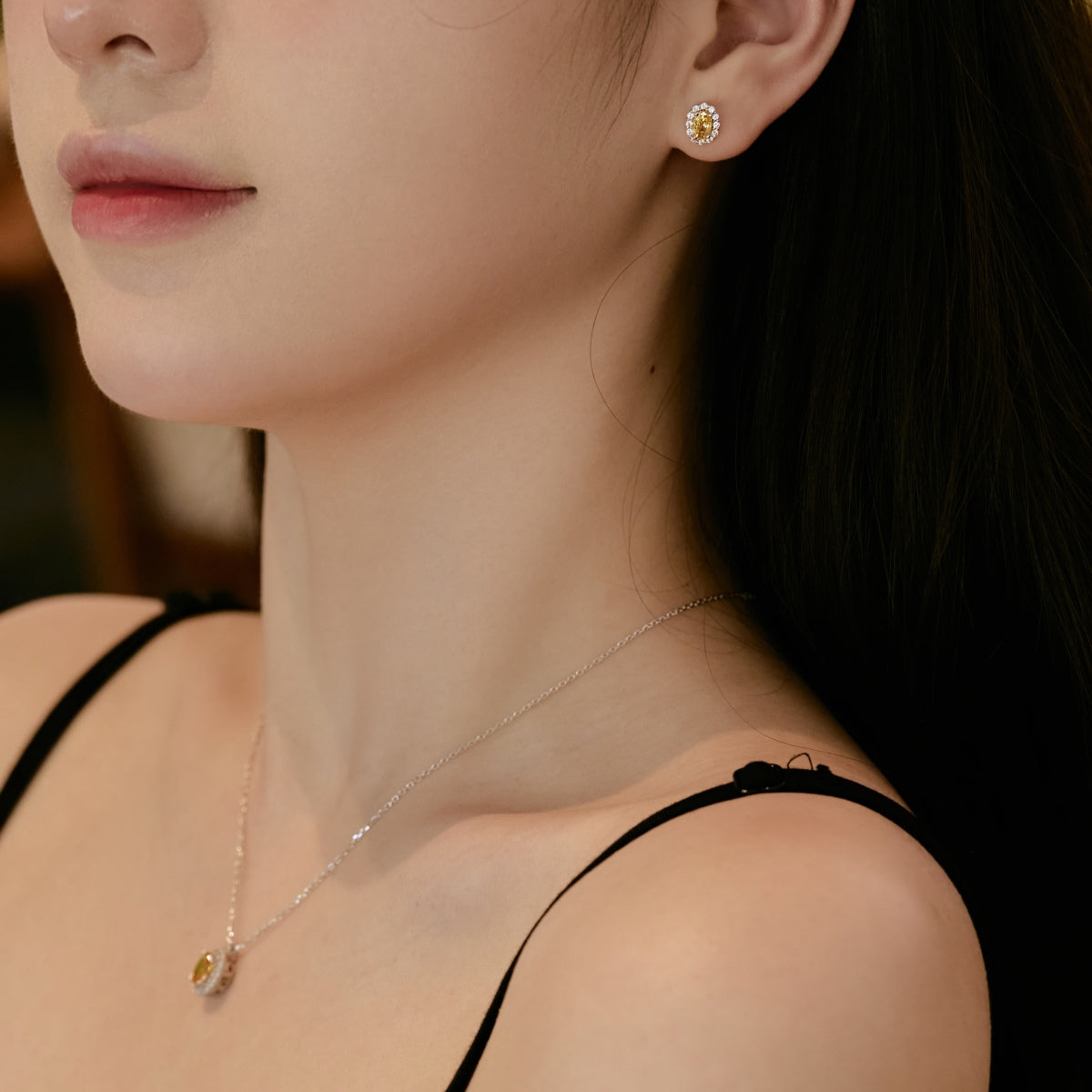 [Vivid Aurora]Delicate Unique Oval Cut Daily Earrings